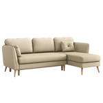 Ecksofa Belmil Microfaser Sole: Beige