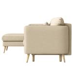 Ecksofa Belmil Microfaser Sole: Beige