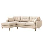 Ecksofa Foronda Webstoff Deran: Creme