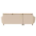 Ecksofa Foronda Webstoff Deran: Creme