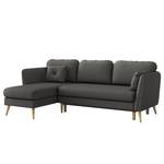 Ecksofa Belmil Microfaser Sole: Graphit