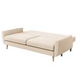 Schlafsofa Foronda Webstoff Deran: Creme