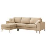 Hoekbank Esturu Geweven stof Meara: Beige