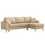 Ecksofa Esturu Webstoff Meara: Beige