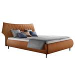 Polsterbett Valesk Cognac - 180 x 200cm - Microfaser