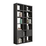 Libreria Emporior XI Grigio opaco - Larghezza: 120 cm