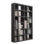 Boekenkast Emporior XIV crèmewit - Mat grijs - Breedte: 145 cm