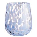 Verres CONFETTI - 6 éléments Verre transparent - Bleu / Blanc