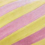 Kissen VACANZA Streifen Baumwolle / Polyester - 35 x 60 cm - Rosa - 60 x 35 cm