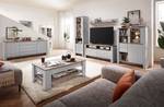 Credenza illuminata Haglund Color grigio pallido