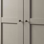 Drehtürenschrank Marlow Taupe - Breite: 200 cm - Ohne Spiegeltür/-en