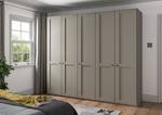 Drehtürenschrank Marlow Taupe - Breite: 250 cm - Ohne Spiegeltür/-en