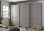 Armoire à portes coulissantes Marlow Taupe - Largeur : 300 cm - Sans portes miroir