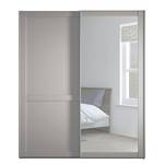 Zweefdeurkast Marlow Taupe - Breedte: 150 cm - 1 spiegeldeur