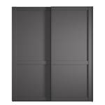 Armoire à portes coulissantes Marlow Graphite - Largeur : 150 cm - Sans portes miroir