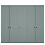 Armoire à portes battantes Marlow Vert pâle - Largeur : 250 cm - Sans portes miroir