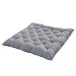 Coussin futon SOLID Coton / polyester - Gris