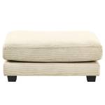 Polsterhocker Renera Cordstoff Licia: Creme