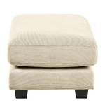 Polsterhocker Renera Cordstoff Licia: Creme