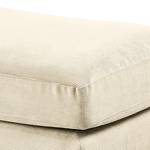 Polsterhocker Renera Cordstoff Licia: Creme