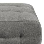 Polsterhocker Ginzo Chenille Gelia: Grau