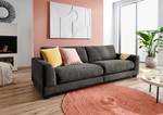 3-Sitzer Sofa Renera Cordstoff Licia: Anthrazit - Breite: 256 cm