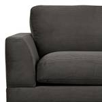 3-Sitzer Sofa Renera Cordstoff Licia: Anthrazit - Breite: 256 cm