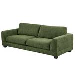 3-Sitzer Sofa Renera Chenille Leyla: Olivgrün - Breite: 224 cm