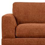 3-Sitzer Sofa Renera Chenille Leyla: Terracotta - Breite: 224 cm