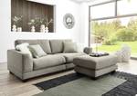 3-Sitzer Sofa Renera Cordstoff Licia: Hellgrau - Breite: 224 cm