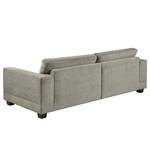 3-Sitzer Sofa Renera Cordstoff Licia: Hellgrau - Breite: 224 cm