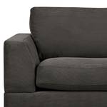 3-Sitzer Sofa Renera Cordstoff Licia: Anthrazit - Breite: 224 cm