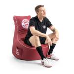 Sitzsack Swing FC Bayern München Polyester - Weinrot / Weiß