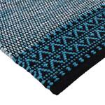 Tapis Kelim Mia Coton - Réversible - Bleu - 160 x 230 cm