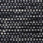 Tapis Kelim Mia Coton - Réversible - Noir - 80 x 150 cm