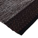 Tapis de couloir Kelim Mia Coton - Réversible - Marron - 75 x 240 cm