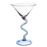 Martiniglas CANTARE glas - Blauw