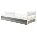 Houten bedlade Okraa massief pijnboomhout - grijs/beige