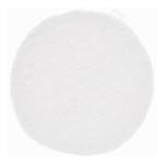 Tapis de bain Cozy Bath Uni rond Polyester - Blanc - Blanc - 90 x 90 cm