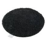 Badmat Cozy Bath Uni Rond polyester - antracietkleurig - Antraciet - 90 x 90 cm