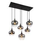 Hanglamp Maxy type A gekleurd glas/ijzer - Aantal lichtbronnen: 6