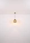 Hanglamp Colly type B massief bamboehout/ijzer - 1 lichtbron - Diameter: 30 cm