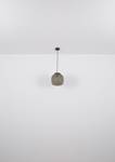 Hanglamp Colly type B massief bamboehout/ijzer - 1 lichtbron - Diameter: 30 cm