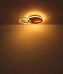 LED-Deckenleuchte Forsi Acrylglas / Eisen - 1-flammig