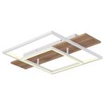 Plafonnier LED Vanni - Type A Plexiglas / Aluminium - 1 ampoule - Blanc