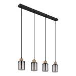 Hanglamp Reid type C gekleurd glas/ijzer - Aantal lichtbronnen: 4