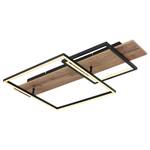 Plafonnier LED Vanni - Type B Plexiglas / Aluminium - 1 ampoule - Noir