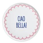 Pizzateller VACANZA Ciao Bella Porzellan - Mehrfarbig