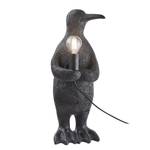 Tischleuchte RINALDO Pinguin Polyresin / Eisen - 1-flammig - Höhe: 41 cm