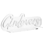 Lampe LED NEON VIBES GinLovers Acrylique - Blanc
